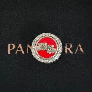 Pandora Mickey Mouse Holiday Bead Charm Bracelet Pendant S925 Silver with box